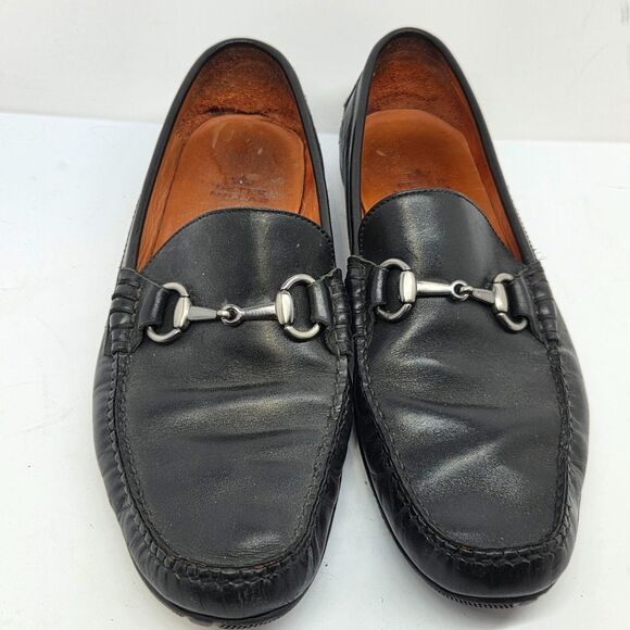 Peter Millar MC00F40 Mens Black Leather Moc Toe Horse Bit Loafers  Size US 8.5 M main image 11